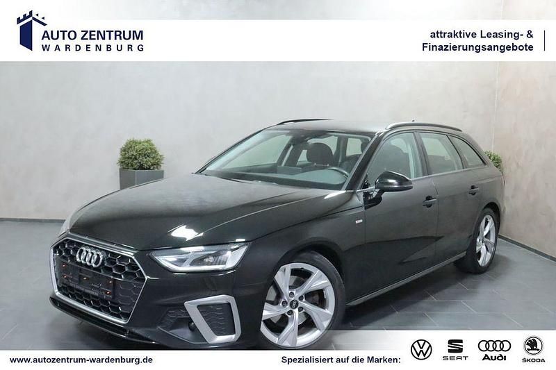 Mythosschwarz metallic Gebraucht 2021 Audi A4 S-Line Kombi | 24.760 € (Guter Preis) - Bild 1/4
