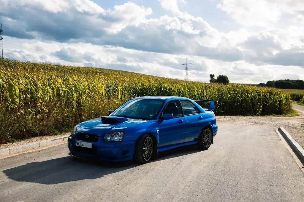Käytetty Subaru Impreza 265 HP (194 kW) 2003 Sininen Sedan