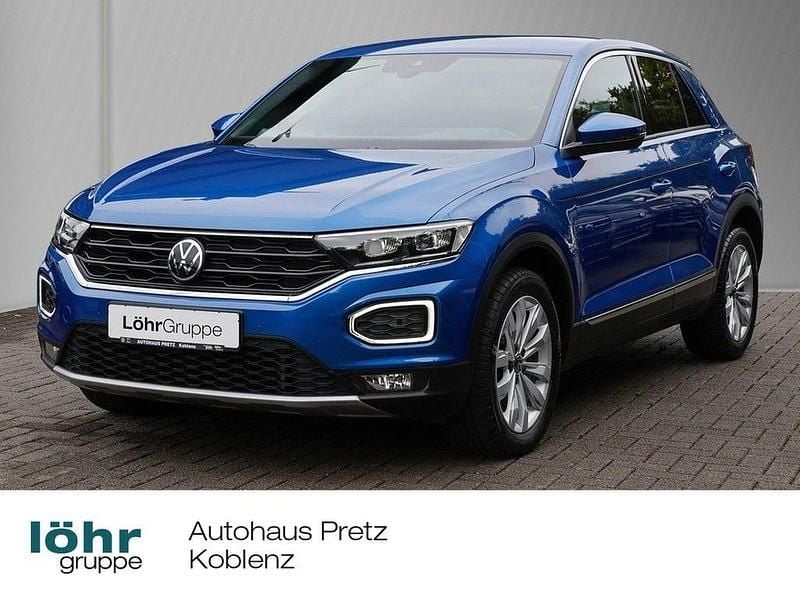 Blau Gebraucht 2021 VW T-Roc Sport SUV | 23.880 € (Fairer Preis) - Bild 1/4