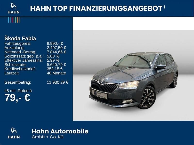 Gebraucht Skoda Fabia Drive 60 PS (44 kW) 2021 Quarzgrau metallic Limousine