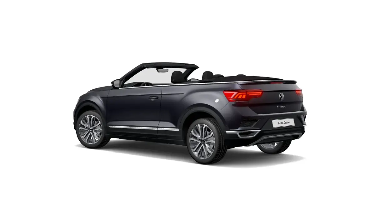 Gebraucht VW T-Roc Cabriolet Style 150 PS (110 kW) 2022 Rauchgrau (grau) Cabrio