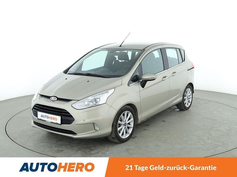 Grau Gebraucht 2015 Ford B-MAX Titanium Van / Kleinbus | 11.970 € (Teuer) - Bild 1/3