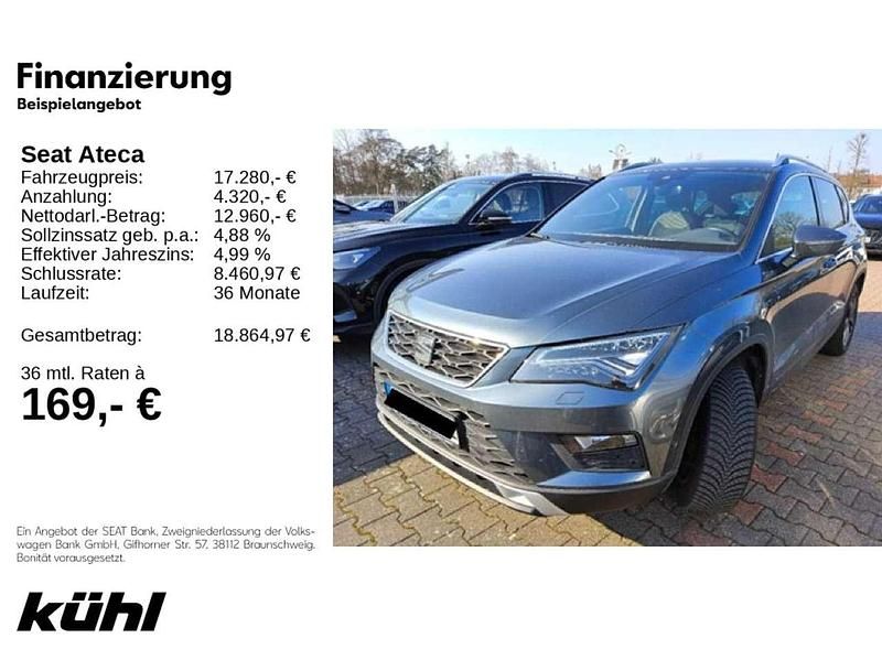 Gebraucht Seat Ateca XCELLENCE 150 PS (110 kW) 2016 Rodium grau SUV