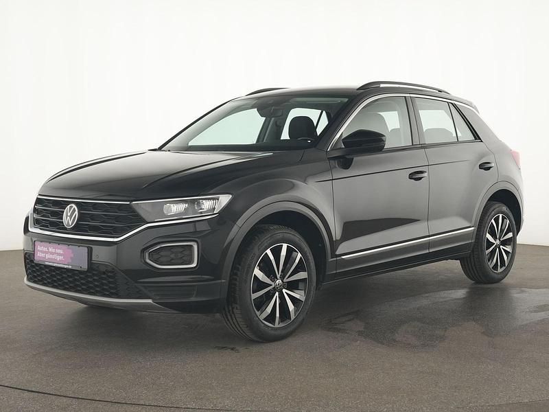 Schwarz Gebraucht 2021 VW T-Roc Style SUV | 18.558 € (Guter Preis) - Bild 1/4