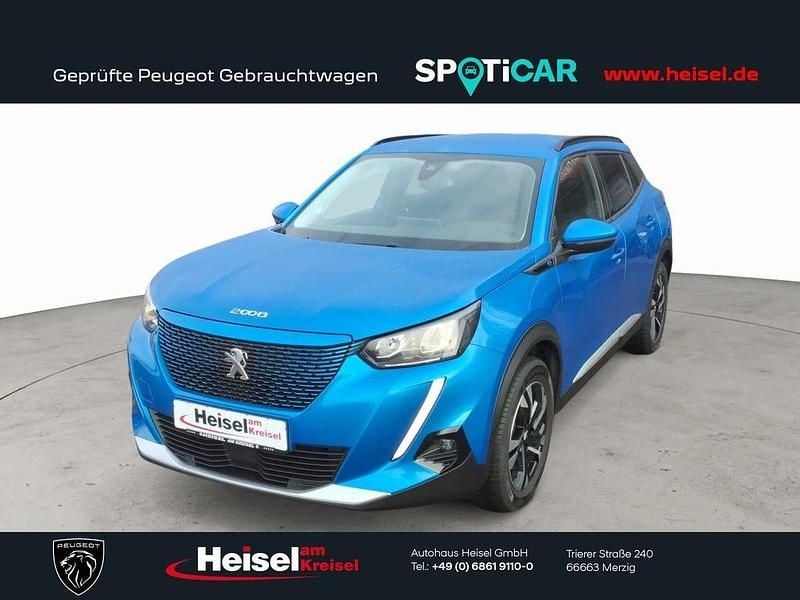 Blau Gebraucht 2021 Peugeot e-2008 Allure SUV | 15.460 € (Guter Preis) - Bild 1/4