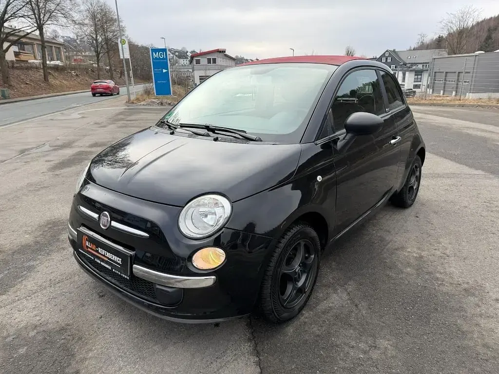 Gebraucht Fiat 500 Pop 69 PS (50 kW) 2011 Schwarz Cabrio
