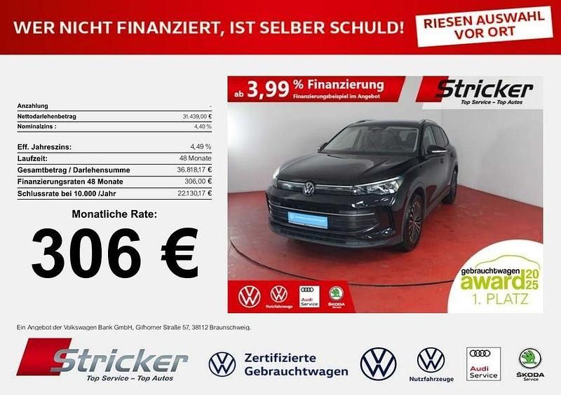 Deep black perleffekt Gebraucht 2024 VW Tiguan Life SUV | 31.439 € (Guter Preis) - Bild 1/4