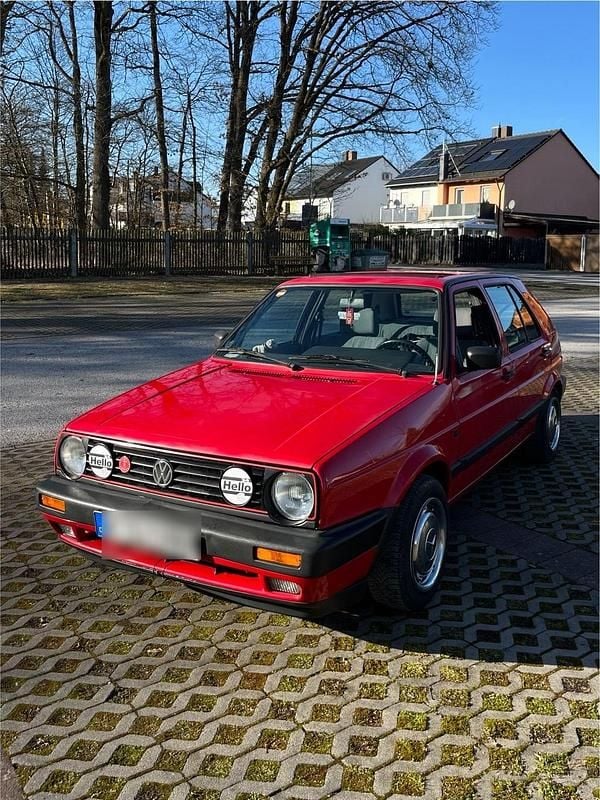 Gebraucht VW Golf II 69 PS (50 kW) 1989 Rot Kleinwagen