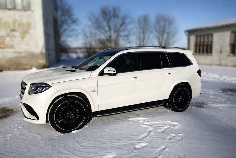 Weiß Gebraucht 2017 Mercedes GLS63 AMG SUV | 62.500 € (Superpreis) - Bild 1/4