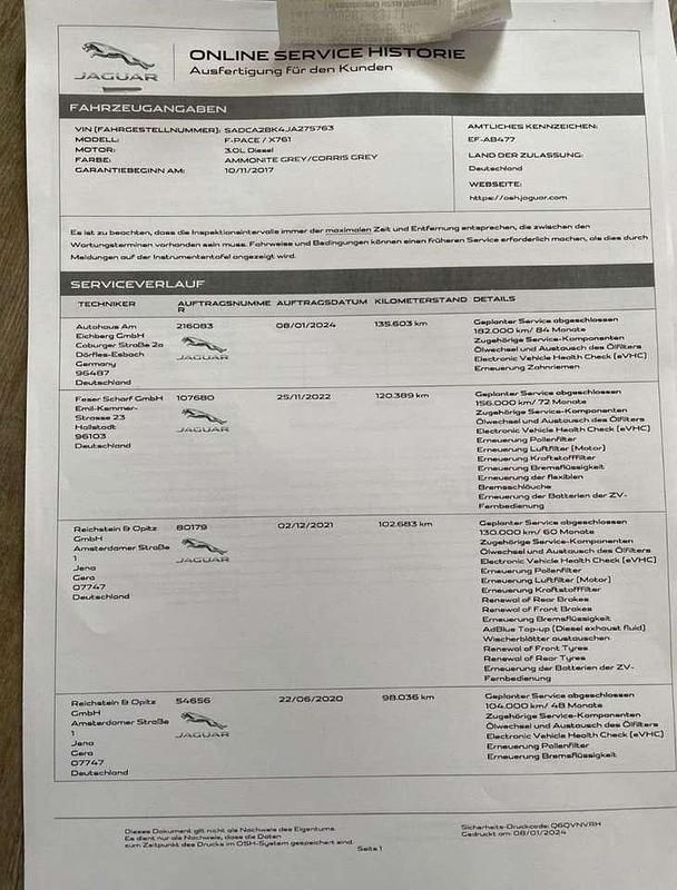 Gebraucht 2017 Jaguar F-Pace R-Sport SUV | 15.700 € (Superpreis) - Bild 1/4