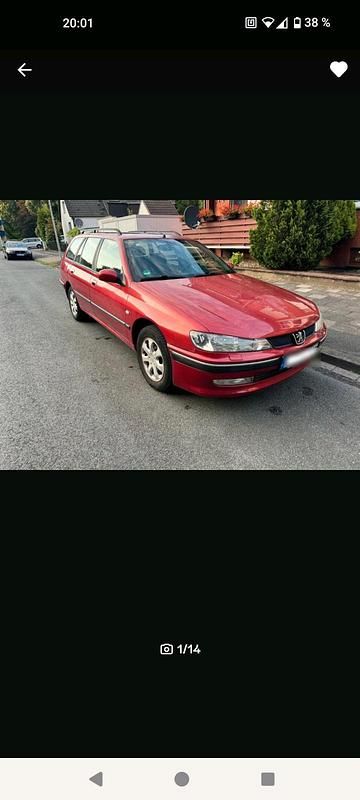 Rot Gebraucht 2000 Peugeot 406 Kombi | 1.500 € (Fairer Preis) - Bild 1/4