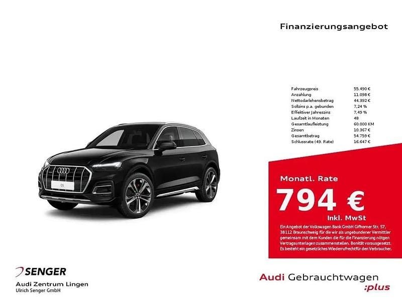 Schwarz Gebraucht 2025 Audi Q5 Advanced Plus SUV | 55.490 € (Superpreis) - Bild 1/1