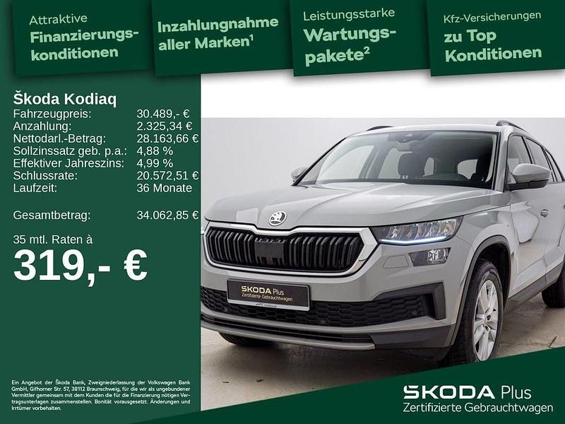 Gebraucht Skoda Kodiaq Ambition 150 PS (110 kW) 2022 Stahlgrau SUV