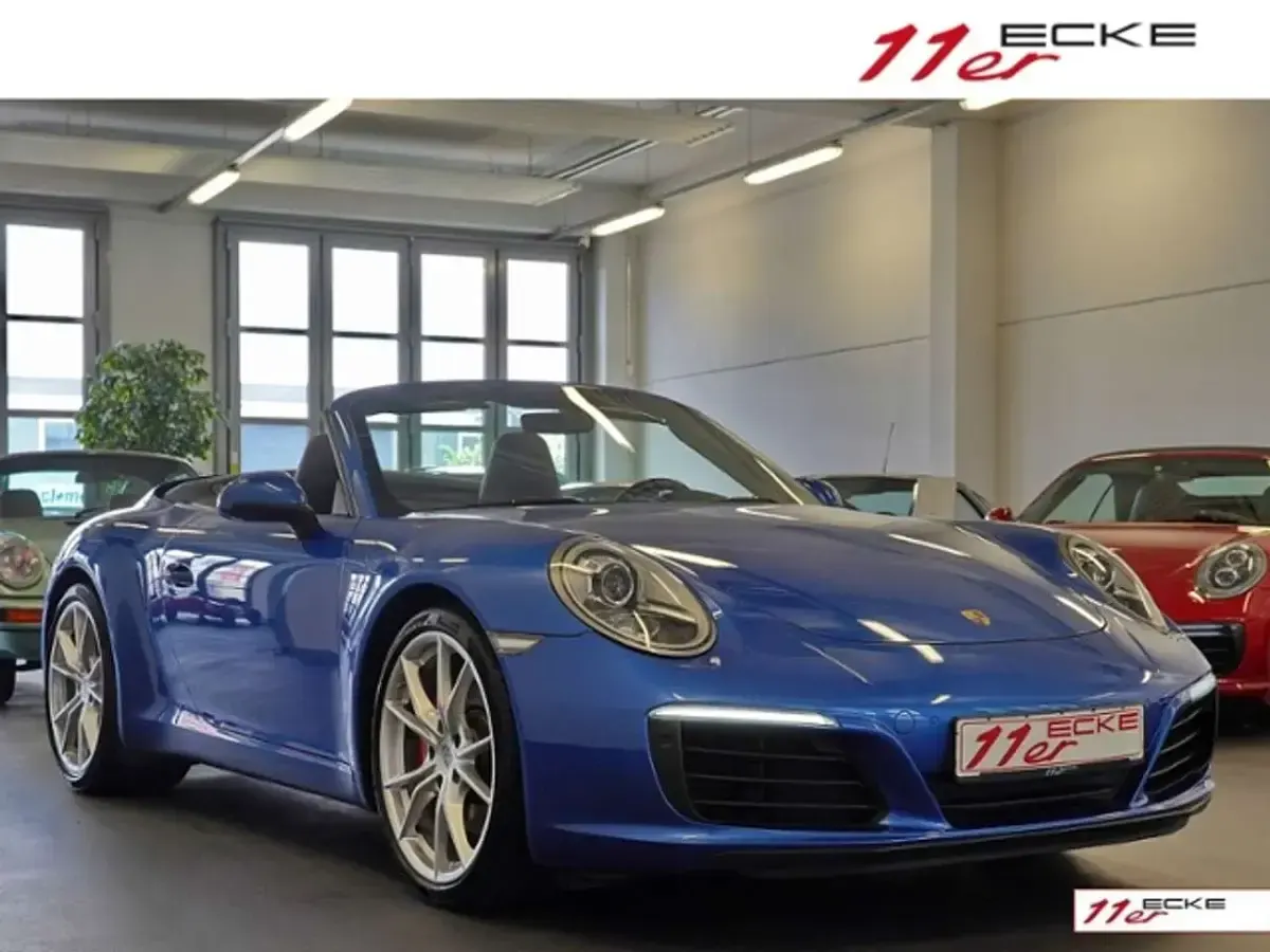 Gebraucht Porsche 991 420 PS (308 kW) 2017 Blau Cabrio