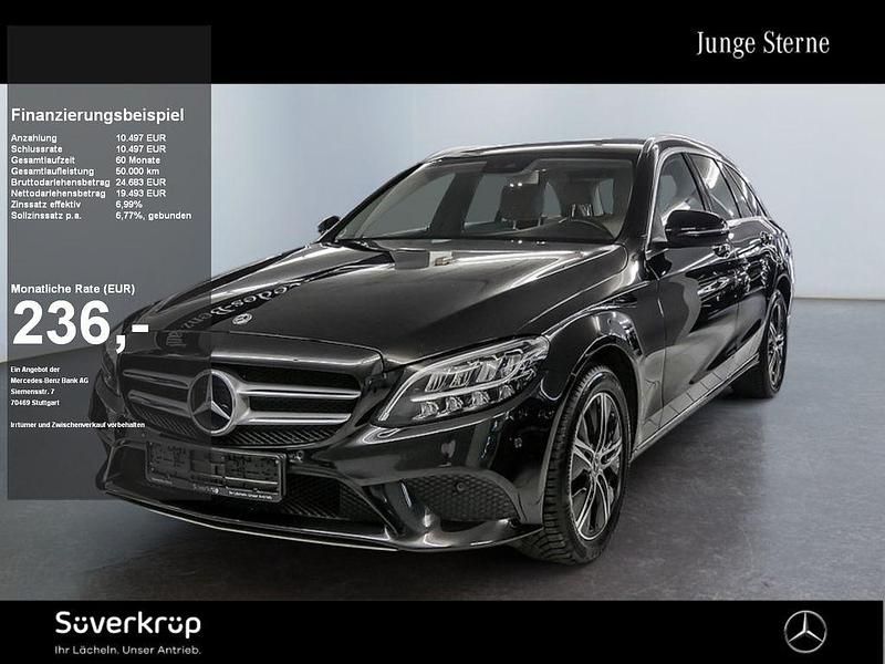 Schwarz Gebraucht 2020 Mercedes C220 Avantgarde Limousine | 29.790 € (Fairer Preis) - Bild 1/2