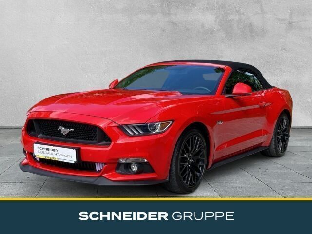 Rot Gebraucht 2017 Ford Mustang GT Convertible Cabrio | 38.890 € (Fairer Preis) - Bild 1/4
