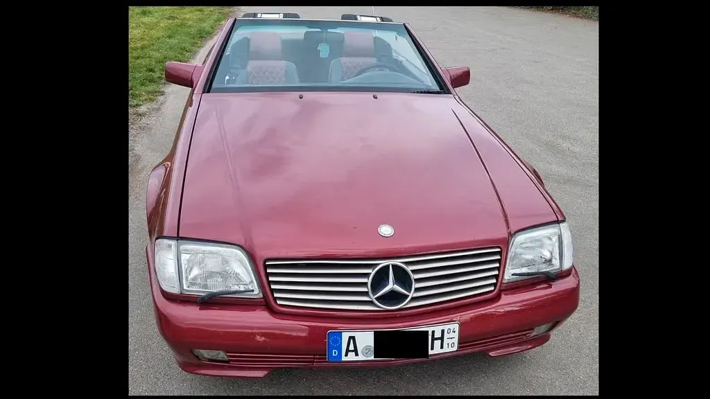 Gebraucht Mercedes SL500 320 PS (235 kW) 1993 Rot Cabrio