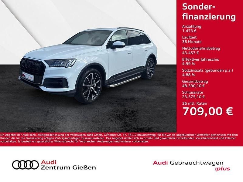 Gebraucht Audi Q7 Ambiente 381 PS (280 kW) 2020 Gletscherweiß metallic SUV