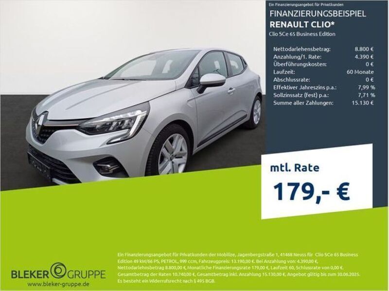 Grau Gebraucht 2022 Renault Clio V Business Kleinwagen | 13.190 € (Fairer Preis) - Bild 1/3