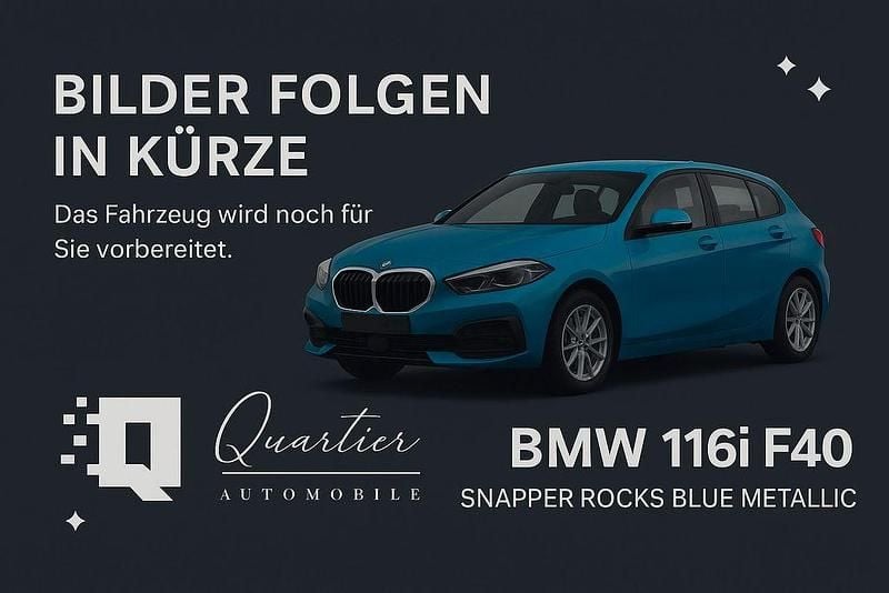Blau Gebraucht 2024 BMW 116 Advantage Kleinwagen | 25.490 € (Teuer) - Bild 1/1