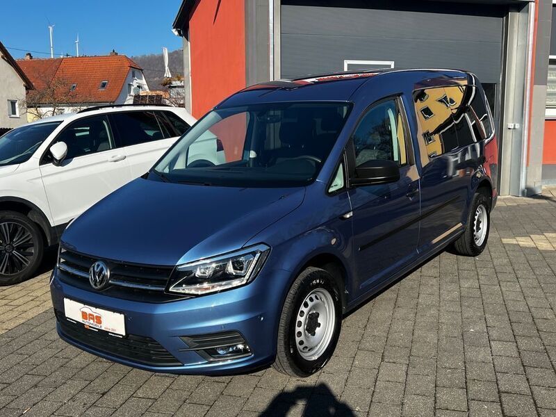 Acapulcoblau metallic Gebraucht 2020 VW Caddy Maxi Van / Kleinbus | 24.990 € (Fairer Preis) - Bild 1/4