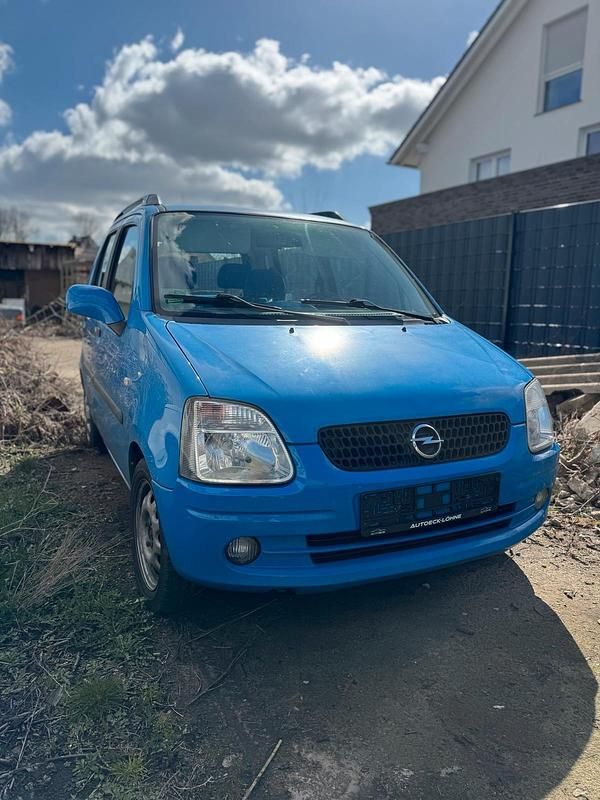 Gebraucht Opel Agila 75 PS (55 kW) 2000 Blau Van / Kleinbus
