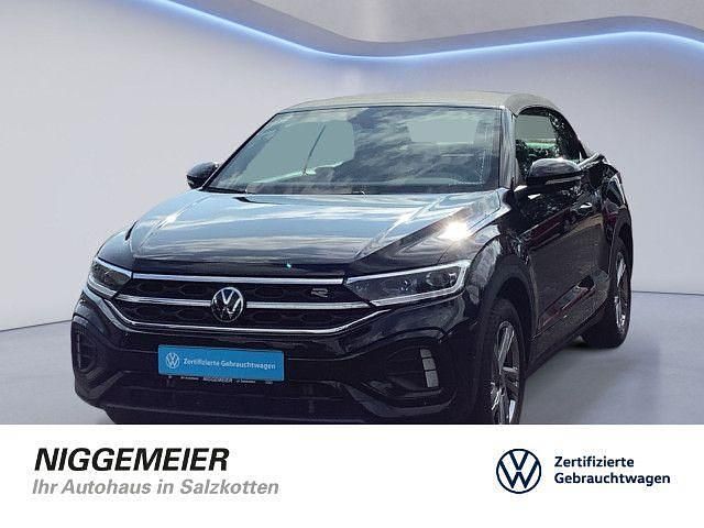 Deep black perleffekt Gebraucht 2024 VW T-Roc Cabriolet R-line Cabrio | 33.890 € (Fairer Preis) - Bild 1/4