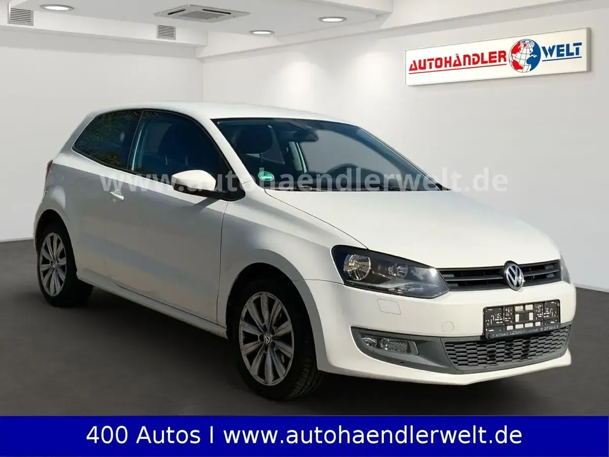Gebraucht VW Polo Comfortline 105 PS (77 kW) 2010 Weiss Kleinwagen