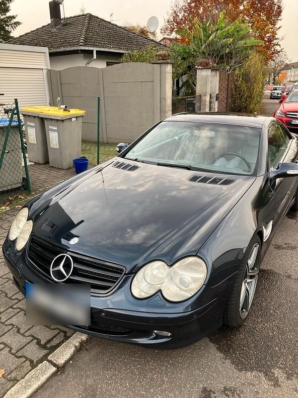 Blau Gebraucht 2002 Mercedes SL500 Cabrio | 15.000 € (Fairer Preis) - Bild 1/4