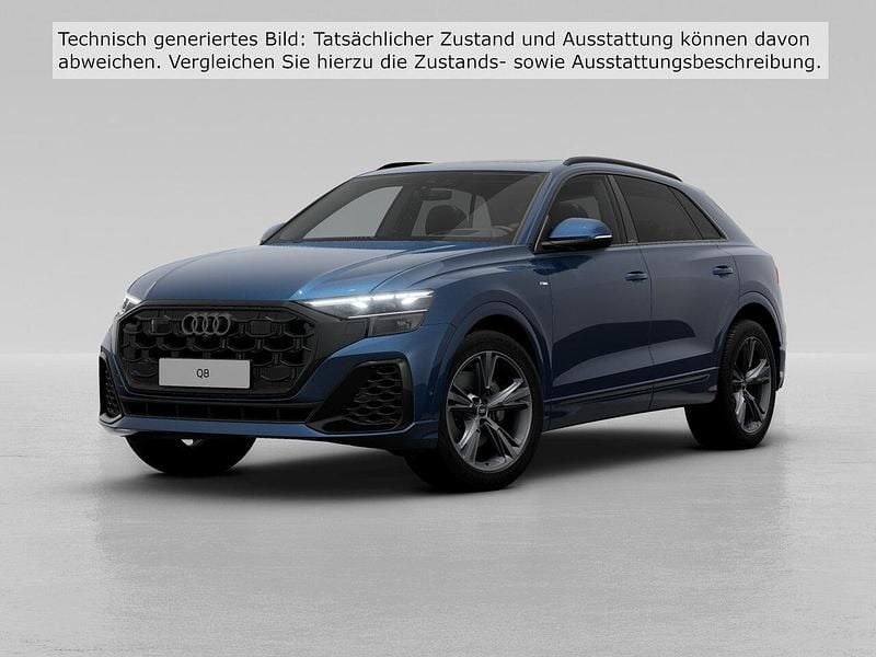 Ascariblau metallic (metallic) Gebraucht 2024 Audi Q8 Design SUV | 74.900 € - Bild 1/4