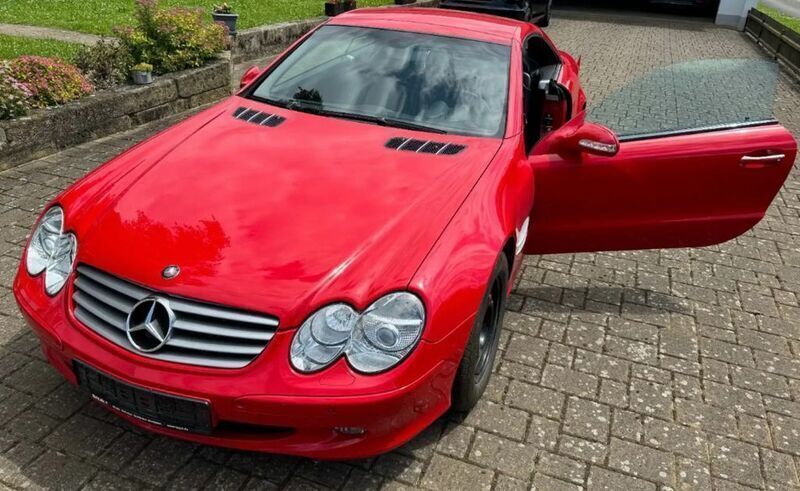 Rot Gebraucht 2003 Mercedes SL350 Cabrio | 21.500 € (Guter Preis) - Bild 1/4