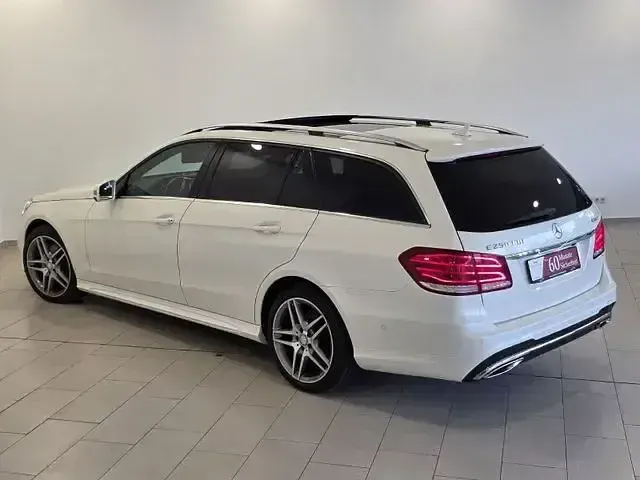 Gebraucht Mercedes E250 AMG line 204 PS (150 kW) 2013 Diamantweiß designo sonderlac Kombi