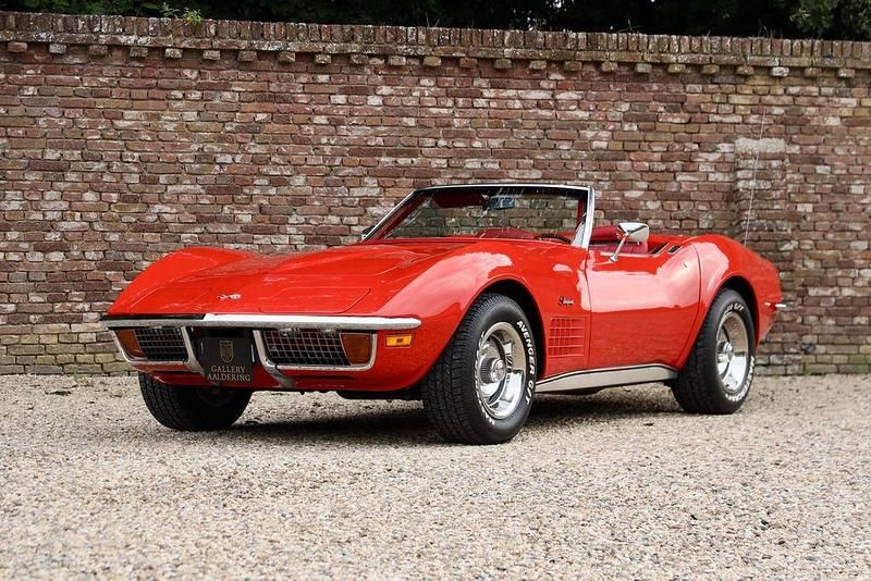 Rot Gebraucht 1970 Chevrolet Corvette C3 Cabrio | 57.500 € - Bild 1/4