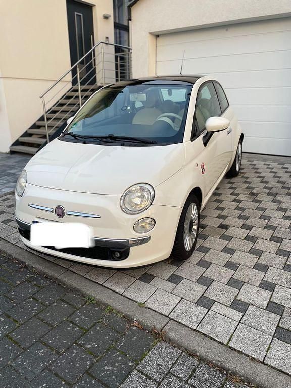 Weiß Gebraucht 2012 Fiat 500 Lounge Kleinwagen | 4.990 € (Guter Preis) - Bild 1/4