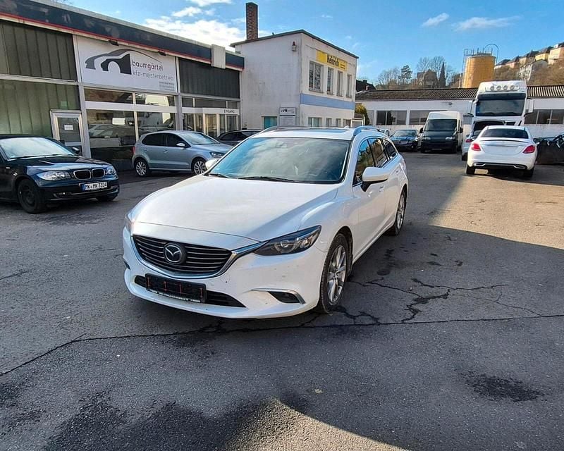 Weiß Gebraucht 2015 Mazda 6 Sports-Line Kombi | 7.900 € (Superpreis) - Bild 1/4