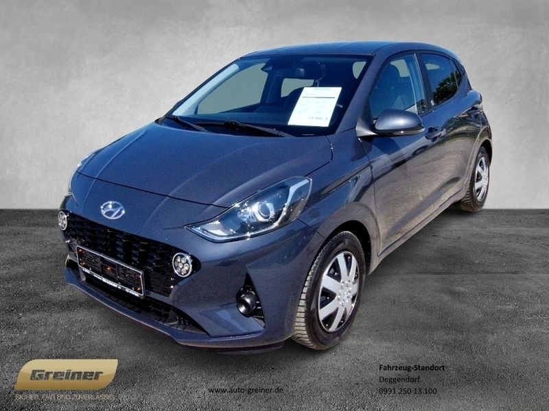 Aurora grey (metallic) Gebraucht 2021 Hyundai i10 Edition 30 Kleinwagen | 11.990 € (Fairer Preis) - Bild 1/4