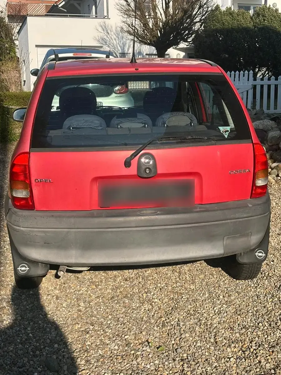 Gebraucht Opel Corsa 55 PS (40 kW) 1998 Rot Kleinwagen
