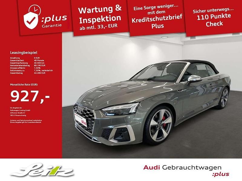 Chronosgrau metallic Gebraucht 2024 Audi S5 Cabriolet Ambiente Cabrio | 68.190 € (Teuer) - Bild 1/3