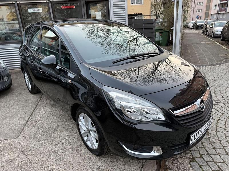 Gebraucht Opel Meriva 120 PS (88 kW) 2016 Schwarz Van / Kleinbus