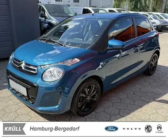 Blau (lackierung ultra smaragd metallic/metallic klarlack) Gebraucht 2021 Citroën C1 Shine Kleinwagen | 10.998 € (Etwas zu teuer) - Bild 1/4