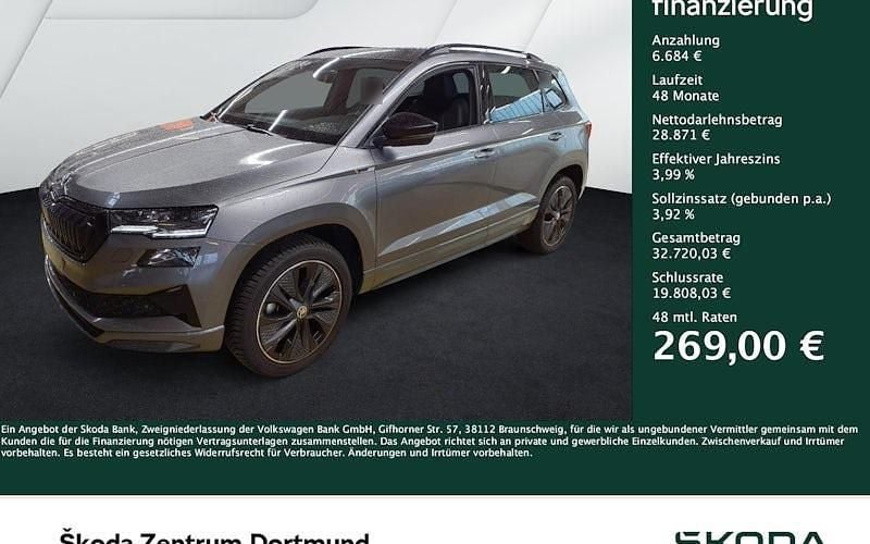 Grau Gebraucht 2025 Skoda Karoq SportLine SUV | 35.555 € (Fairer Preis) - Bild 1/4