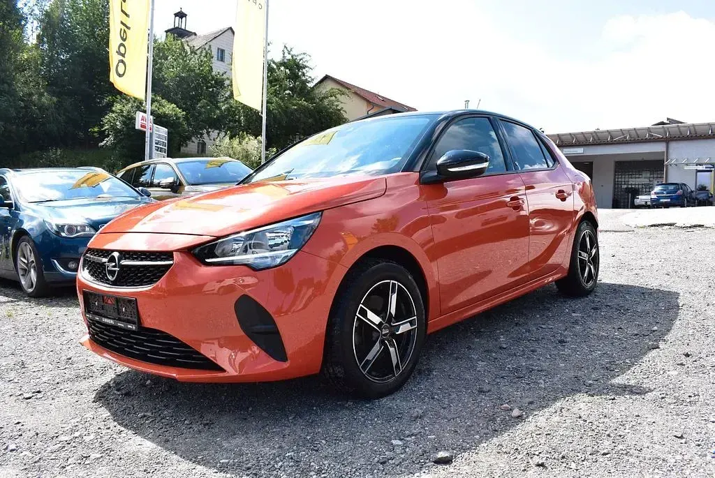 Gebraucht Opel Corsa-e Edition 100 kW (136 PS) 2022 Orange fizz/spicy orange Kleinwagen