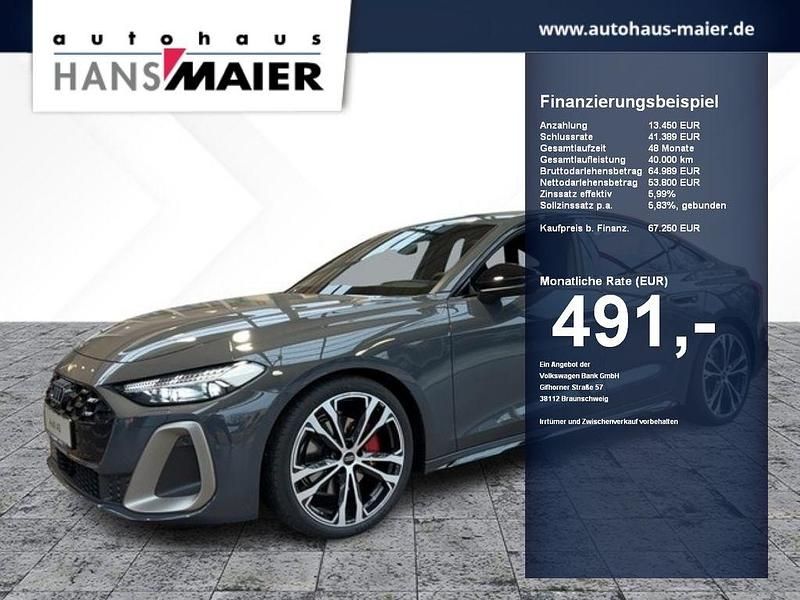 Magnetgrau Gebraucht 2025 Audi A5 S-Line Coupé | 67.250 € - Bild 1/4
