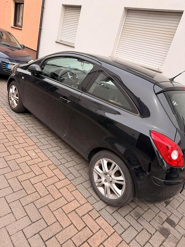 Gebraucht Opel Corsa 80 PS (58 kW) 2008 Schwarz Kleinwagen