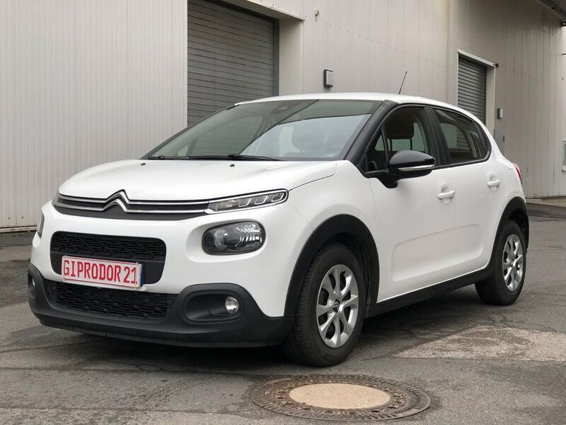 Weiß Gebraucht 2019 Citroën C3 Kleinwagen | 7.854 € (Guter Preis) - Bild 1/4