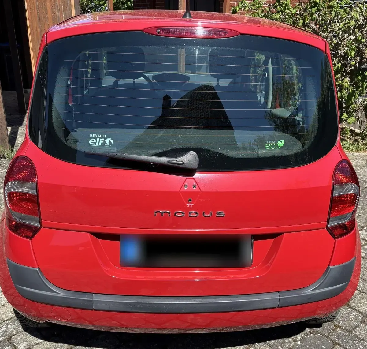Gebraucht Renault Modus 75 PS (55 kW) 2010 Rot Van / Kleinbus