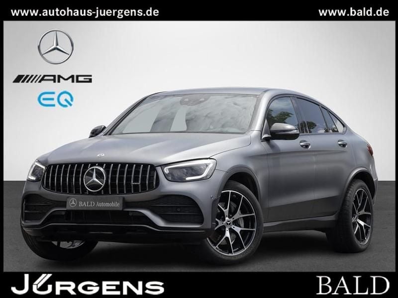Designo selenitgrau magno Gebraucht 2021 Mercedes GLC400d AMG Coupé | 54.130 € (Fairer Preis) - Bild 1/4
