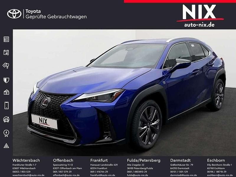 Flammblau Gebraucht 2024 Lexus UX 300h Sport Design Packet SUV | 42.900 € - Bild 1/4