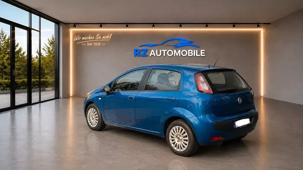 Gebraucht Fiat Punto Evo Dynamic 77 PS (56 kW) 2009 Blau Kleinwagen