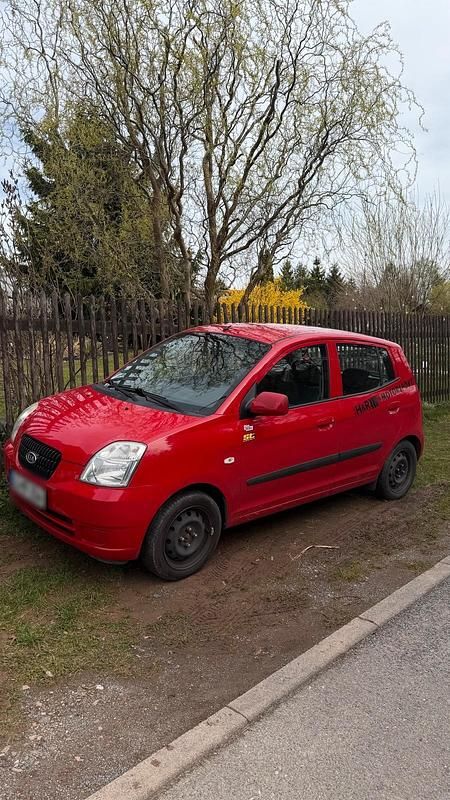 Gebraucht Kia Picanto LX 65 PS (47 kW) 2006 Rot Kleinwagen